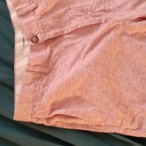 Old navy  red and white  stripped shorts